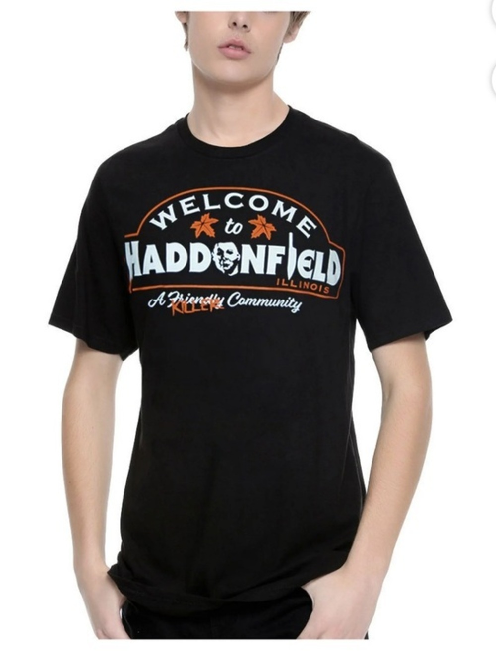 JOHN CARPENTERS Halloween classic welcome to Haddonfield t-shirt size large